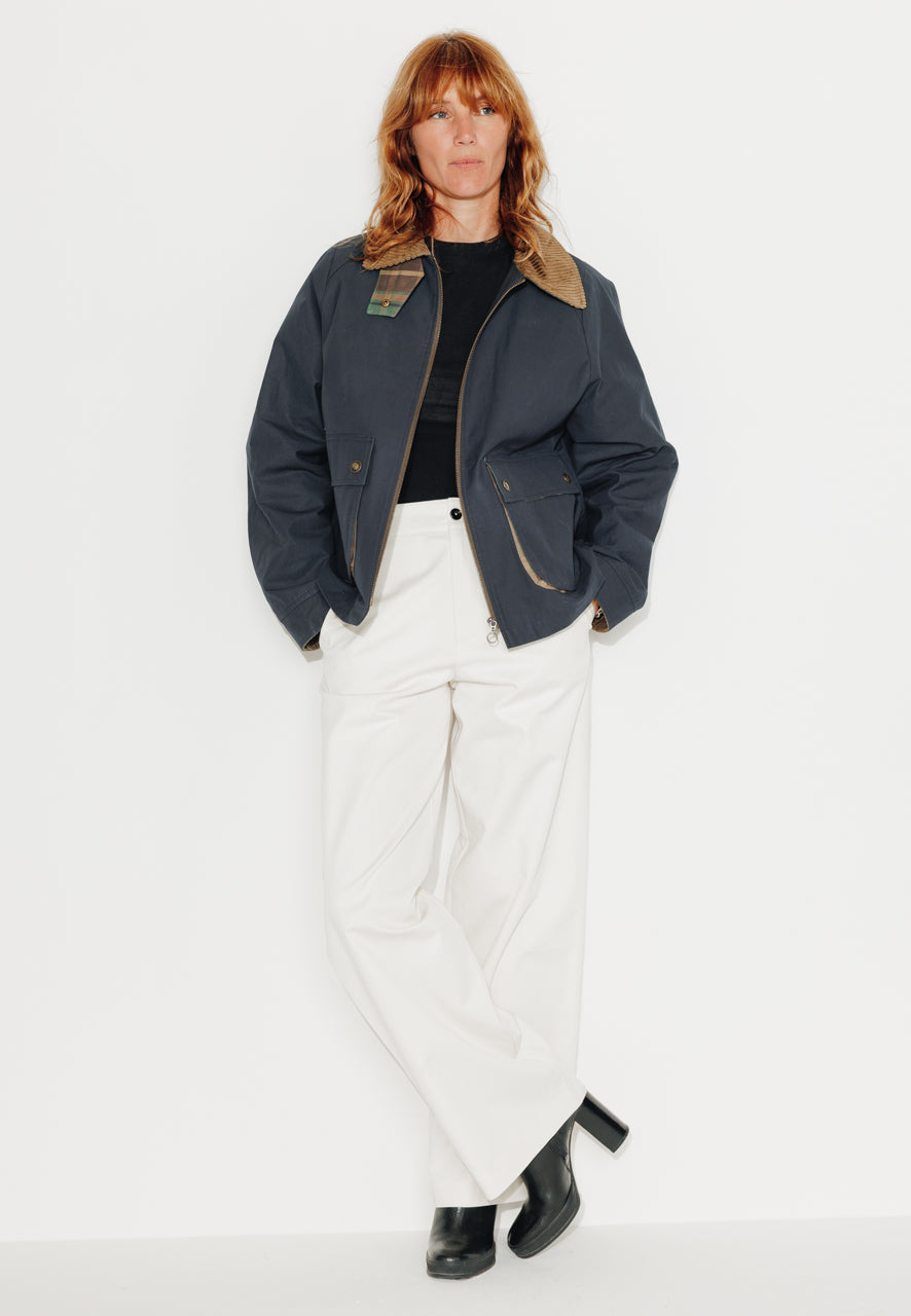 SORBUS - SORBUS - Imperméable court oversize en coton staywax marine MARINE - Trench & Coat