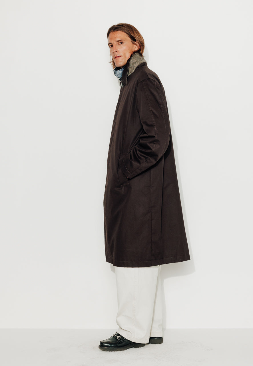 HECTOR - HECTOR - Imper mi long esprit ridding en coton marron CHOCOLAT - Trench & Coat
