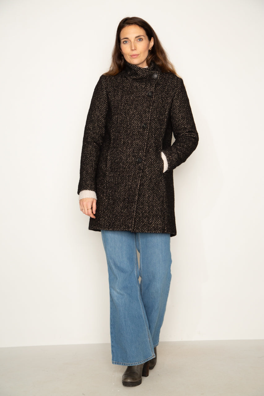 ALI - Manteau NOIR/NOIR - Trench & Coat