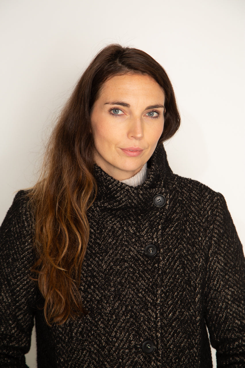 ALI - Manteau NOIR/NOIR - Trench & Coat