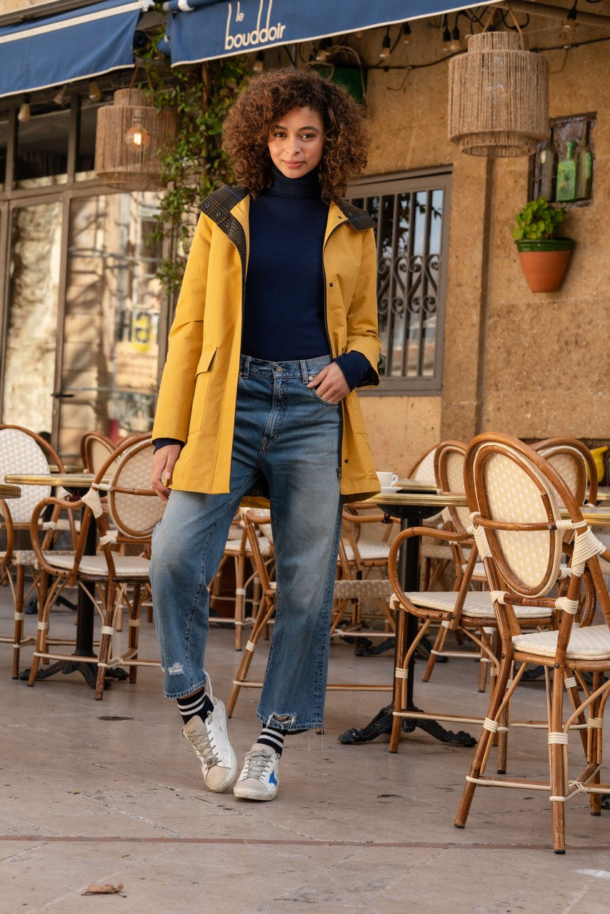 Yellow parka deals outfit
