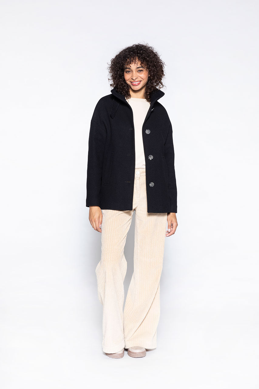 Somain coat Black