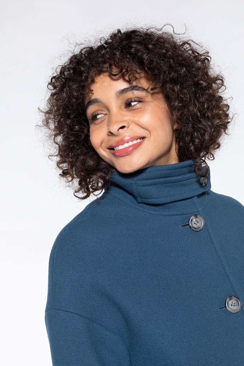 Manteau col hotsell montant femme