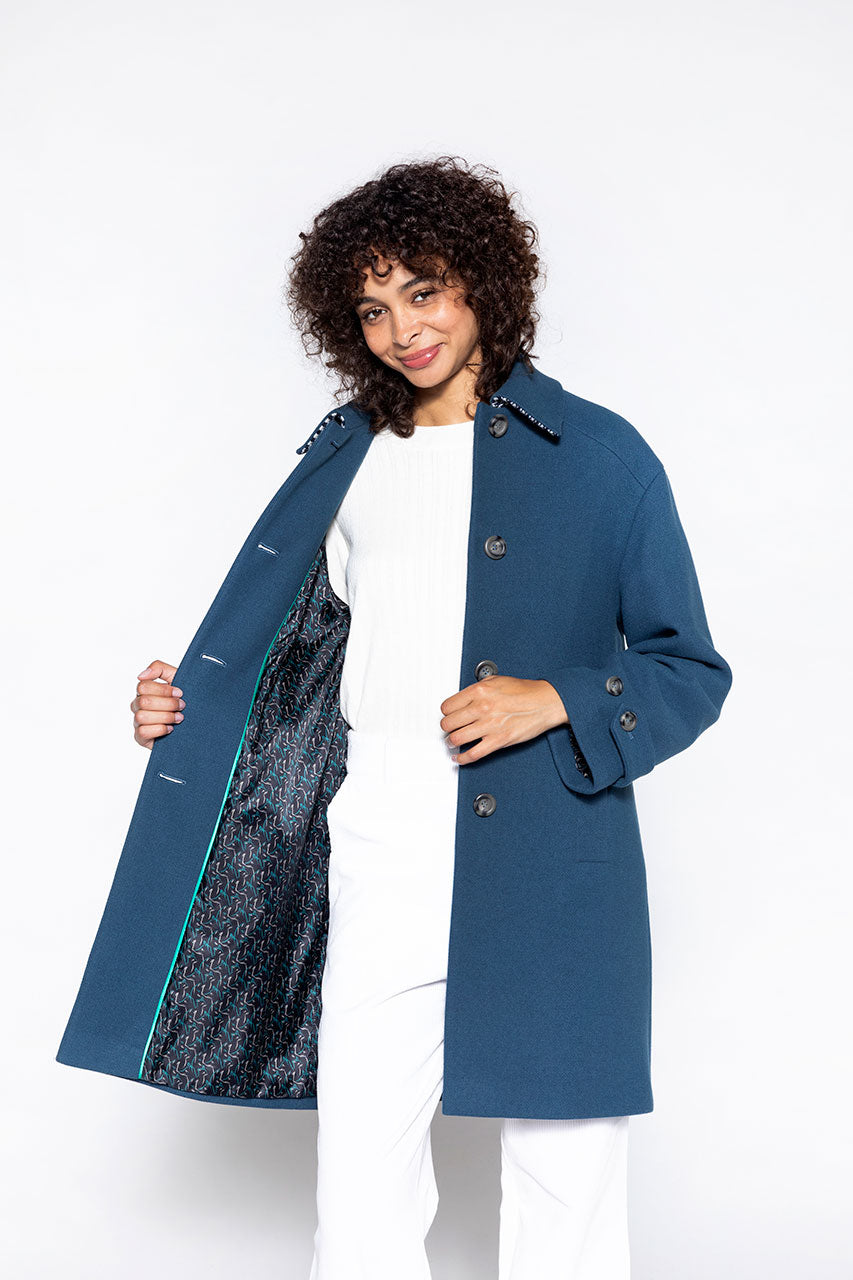 Cernay : manteau bleu
