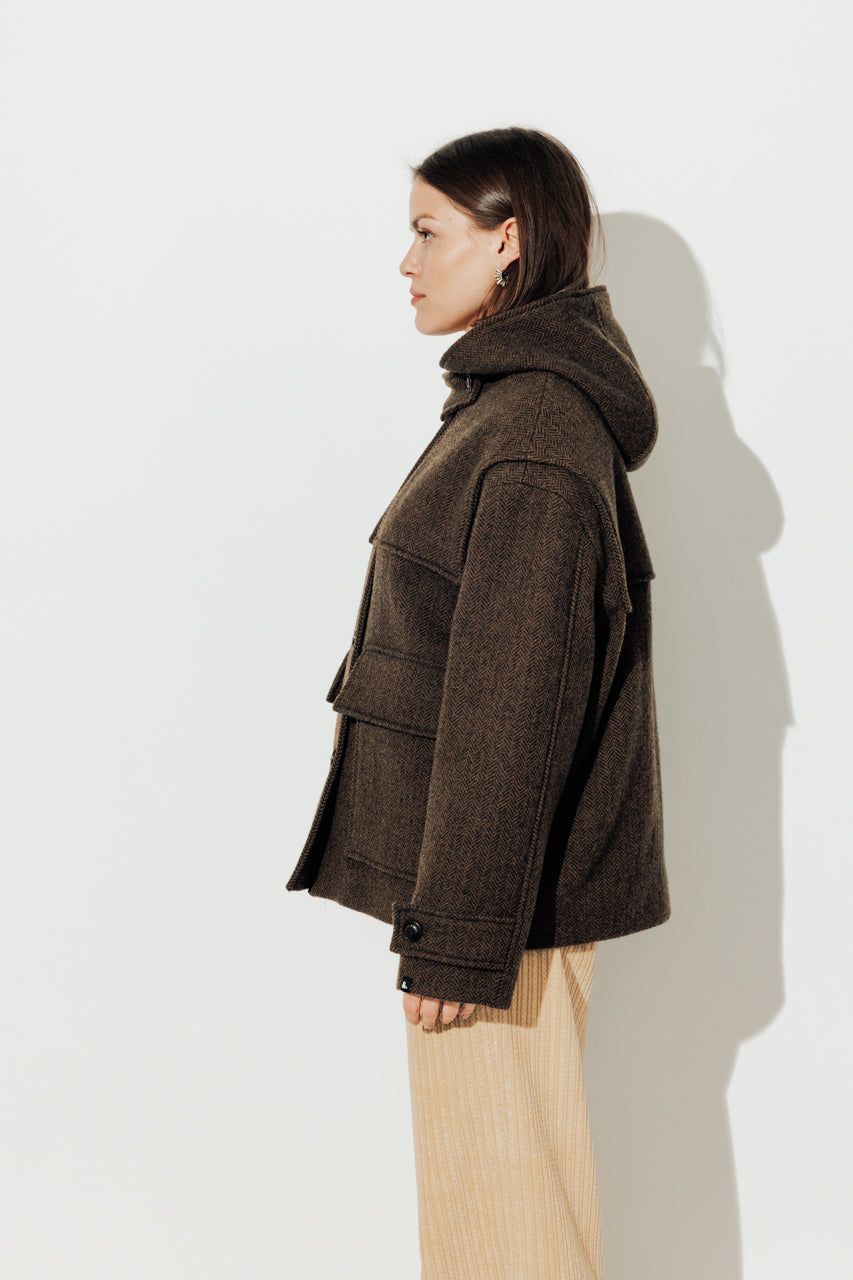 Manteau court Abekia