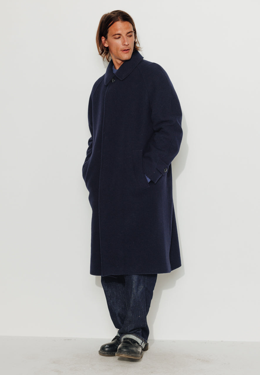 MARIUS - MARIUS - Manteau mi-long en laine vierge marine MARINE - Trench & Coat