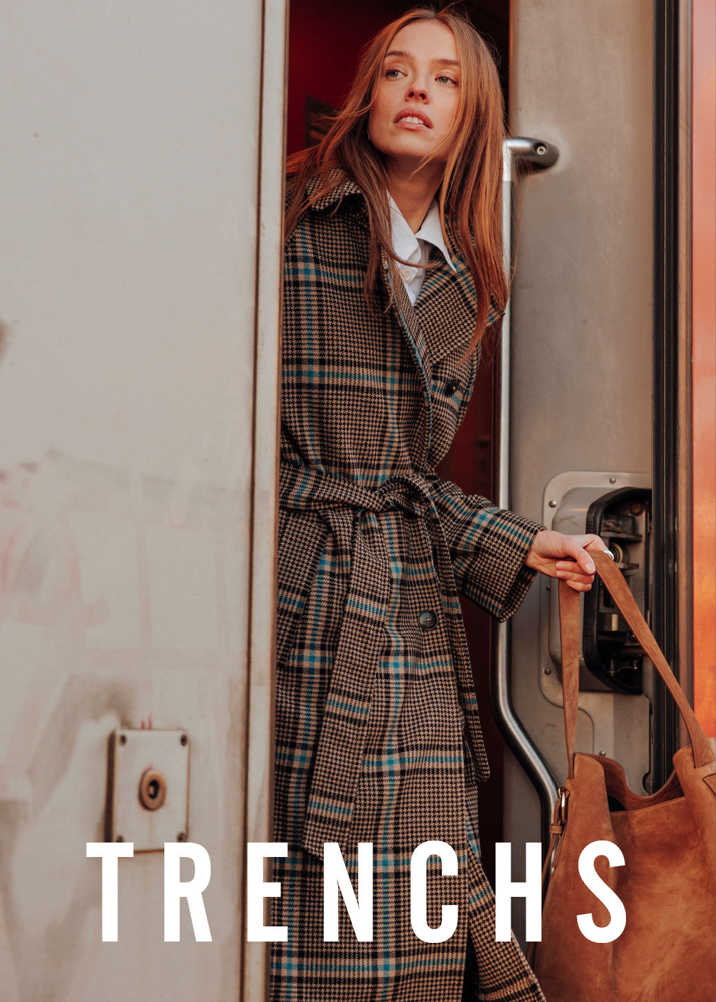 ジャケット・アウター ADRER cation melange tielocken long coat Badva Cotton Trench Coat – La Garçonne