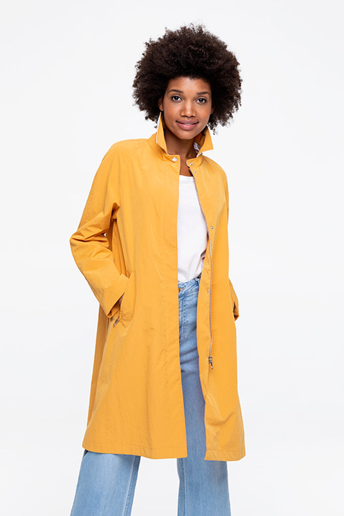 Trench AUBIAC-Trench miel zippé