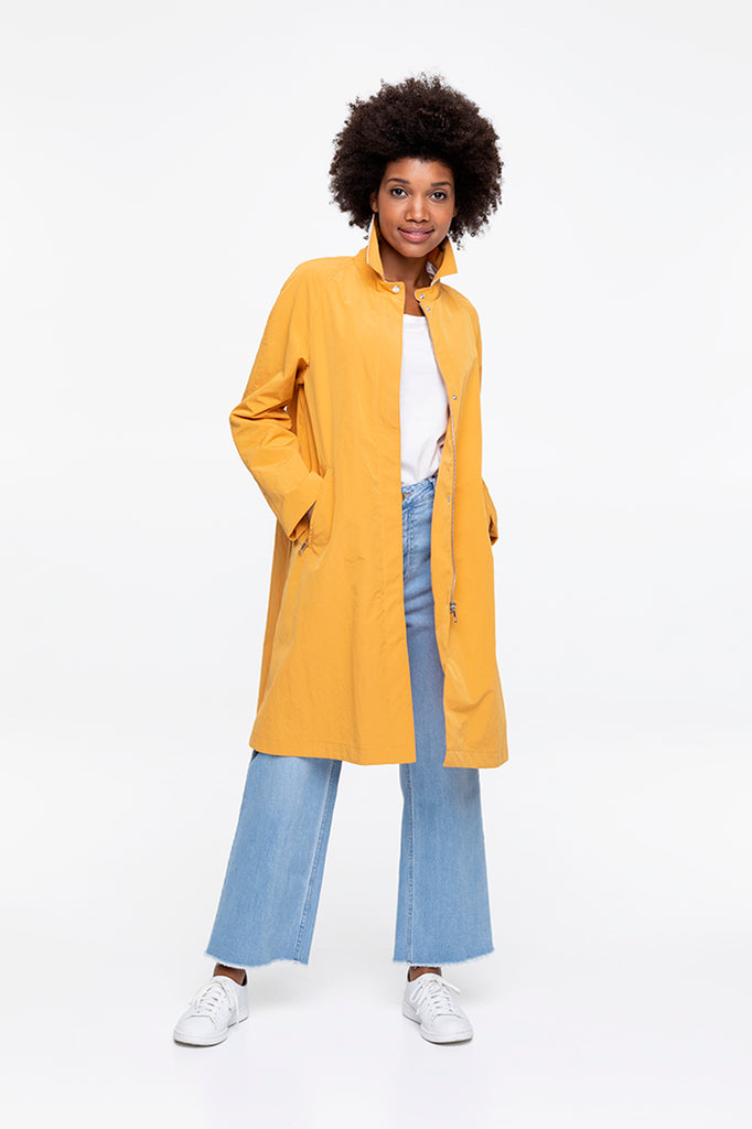 Trench AUBIAC-Trench miel zippé