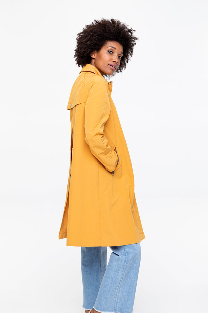 Trench AUBIAC-Trench miel zippé