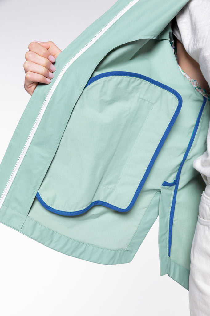 Blouson MIMIZAN-Blouson amande léger court à capuche