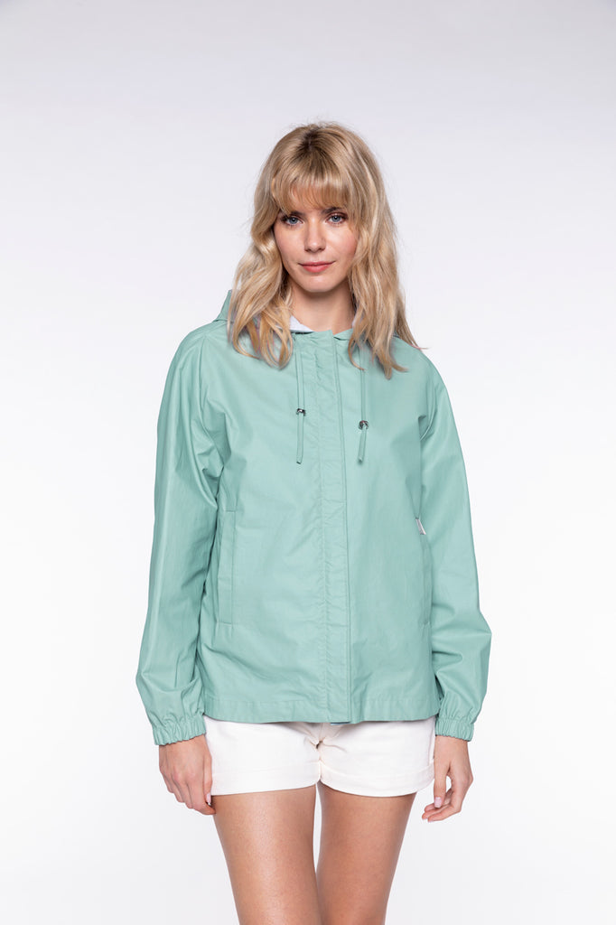 Blouson MIMIZAN-Blouson amande léger court à capuche