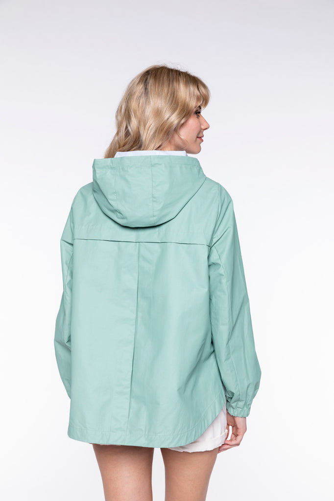 Blouson MIMIZAN-Blouson amande léger court à capuche
