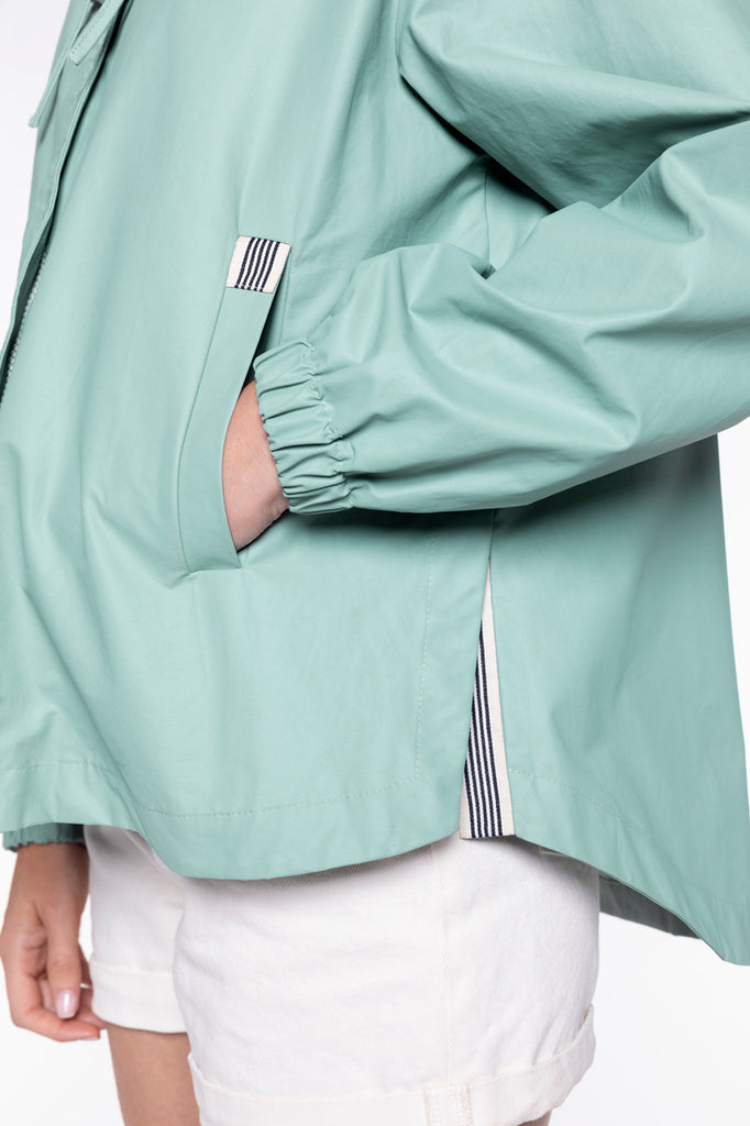 Blouson MIMIZAN-Blouson amande léger court à capuche