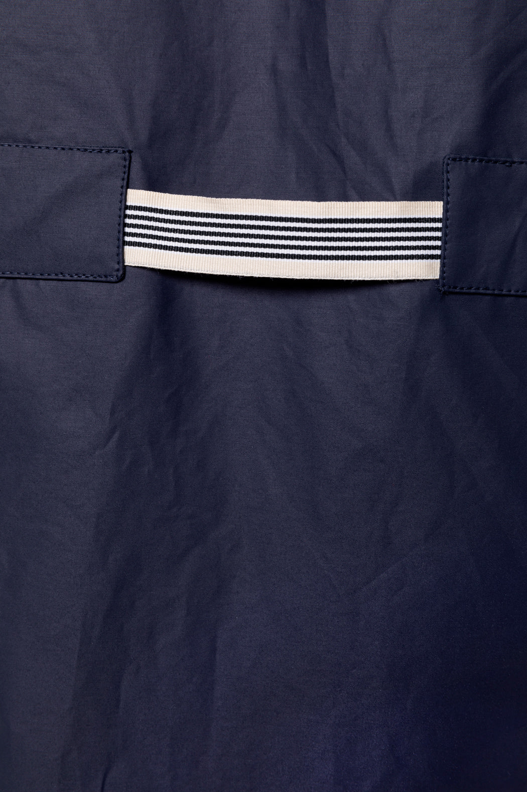Parka LUGNY-Parka marine à capuche en toile de coton