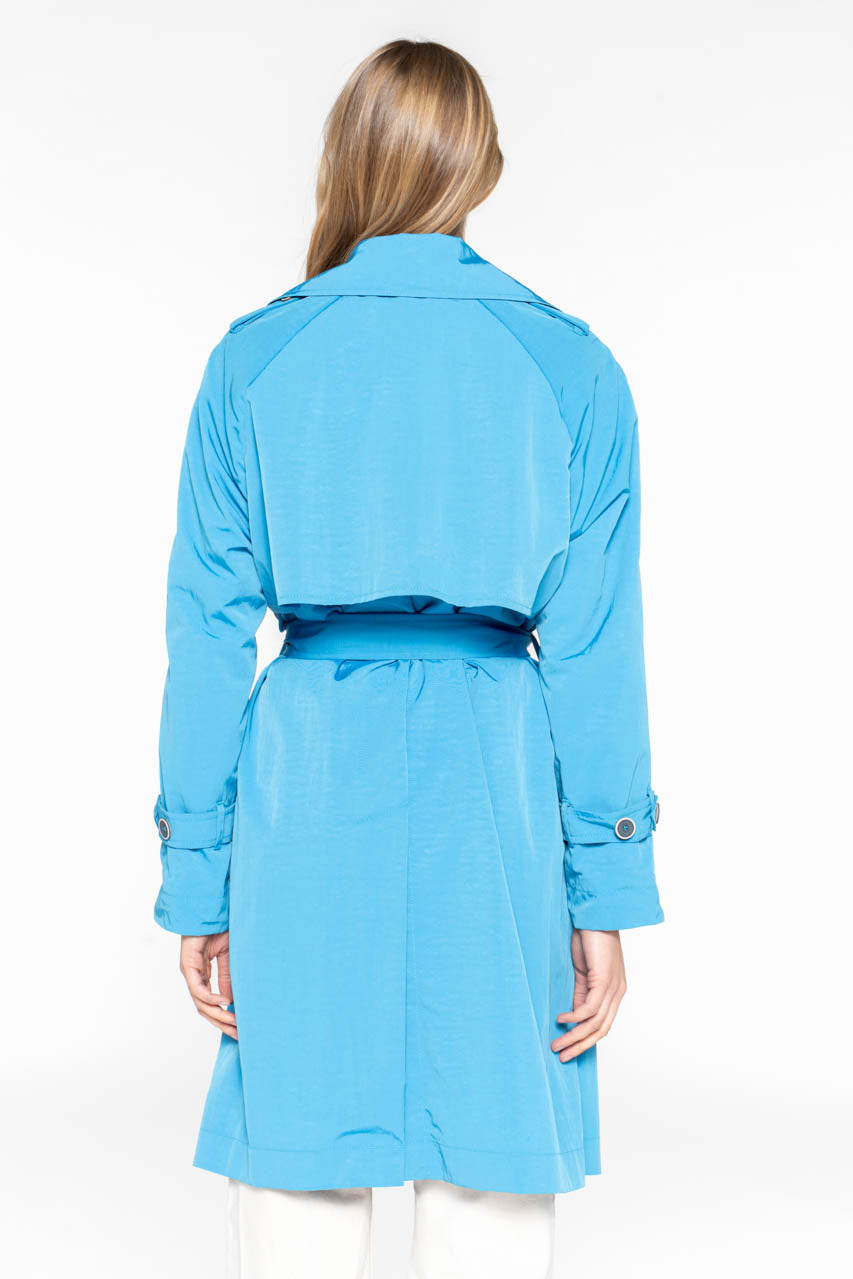 Electric blue coat ladies sales