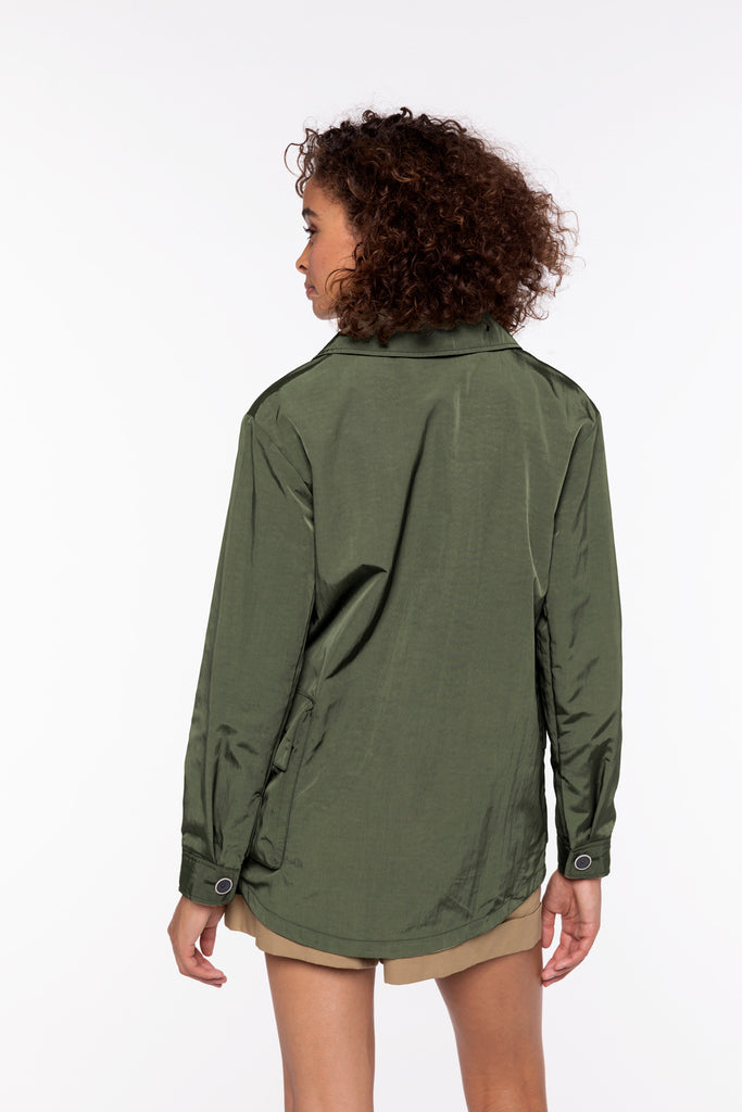 Parka POUJOLS-Parka masculine multipoches kaki