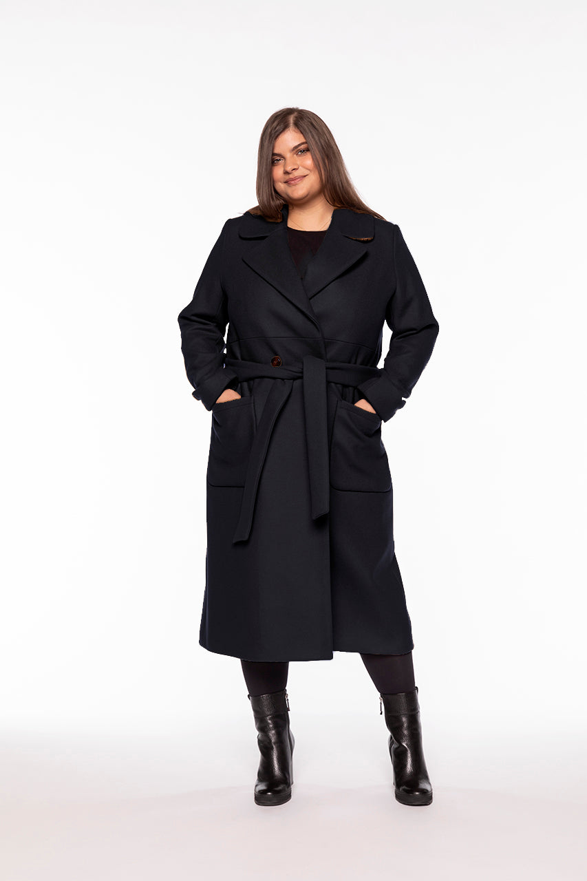 Manteau style top peignoir