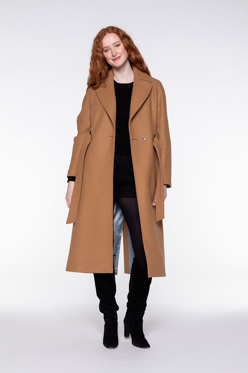 Manteau femme cintré discount camel